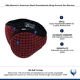 thumbnail image 3 of 180s  American Wool Houndstooth Wrap Around Ear Warmer (Women), 3 of 3