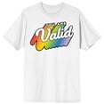 thumbnail image 1 of Pride - You Are Valid Rainbow Design White Shirt, 1 of 2