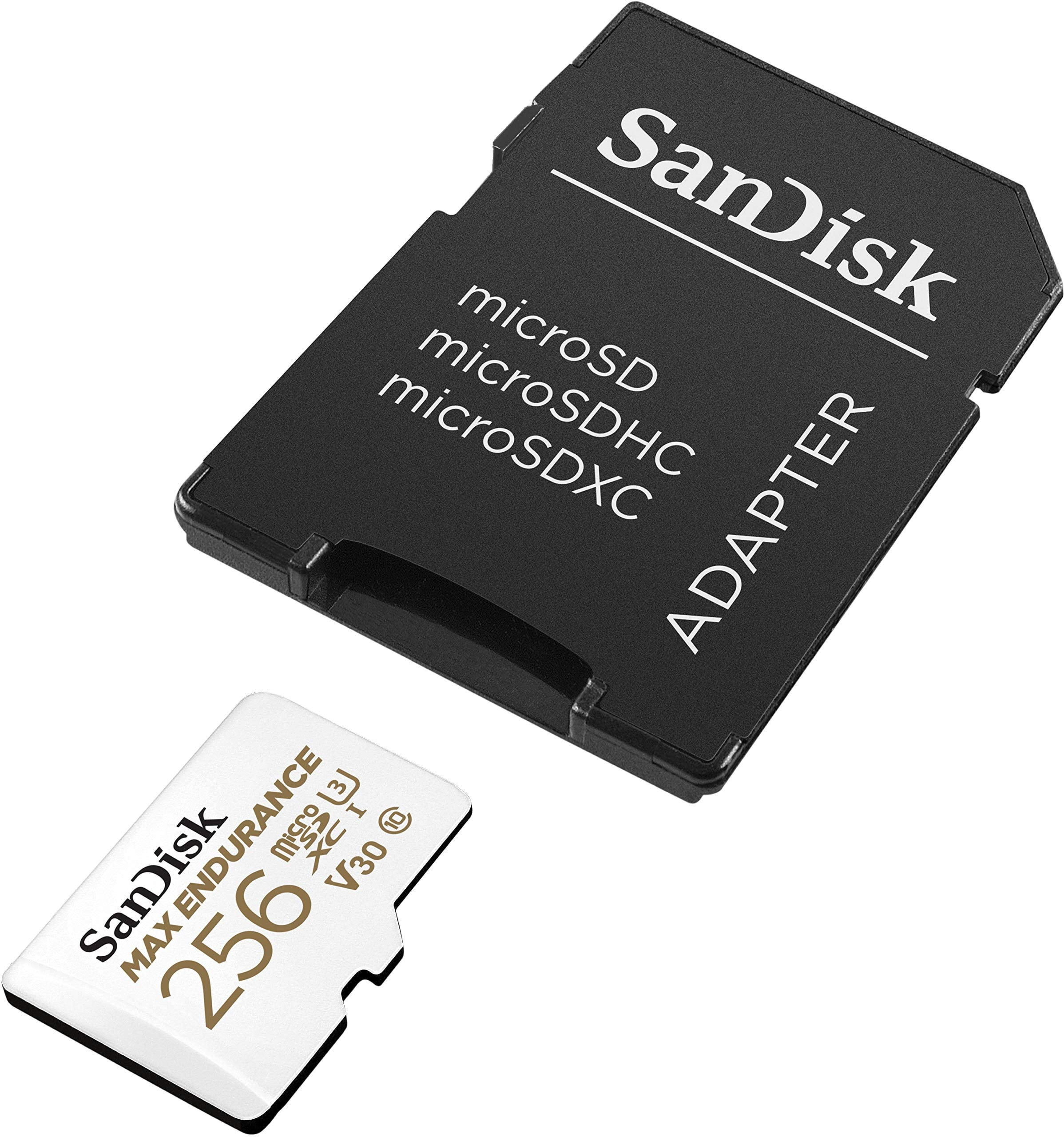 SanDisk Max Endurance 256GB Micro SDXC Flash Memory Card