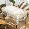 thumbnail image 2 of Pumpkin Fall Tablecloth 60x84 Inch Rectangular, Autumn Thanksgiving Harvest Vintage Washable Table Cover for Party Picnic Dinner Decor, 2 of 6