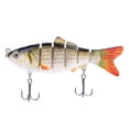 thumbnail image 1 of Señuelos duros de pesca Secciones articuladas Cebos de plástico artificiales Swimbait realista LD6-03 1#, 1 of 9