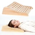 thumbnail image 4 of Sauna Headrest Made Of Natural Wood Ergonomic Sauna Accessories For Lying Neck Support For Maximum Recovery, 4 of 9