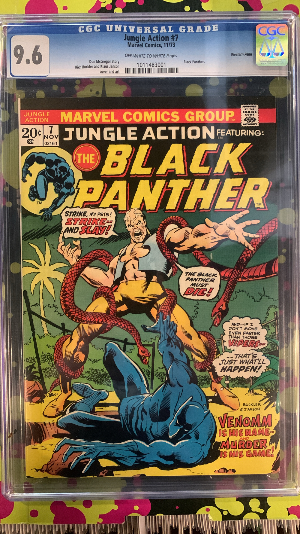 Cover of Jungle Action #7