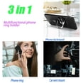 thumbnail image 2 of Finger Ring Holder Stand for T-Mobile REVVL 6 5G/6x 5G/Pro 5G - Car Air Vent Mount 3-in-1 Kickstand Swivel Zinc Alloy, 2 of 7