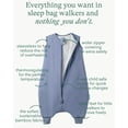 thumbnail image 2 of PurComfy Supersoft Toddler Sleep Sack With Feet 1.0 Tog, Premium Bamboo Viscose Sleep Sacks With Legs 2-Way Zipper Sleep Bag Walker 6-15 Month, Whale, 2 of 9