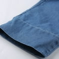 thumbnail image 6 of Henpk New Arrivals 2024 Now Trending 2024 Jeans For Women High Rise Leggings For Women Plus Size Clearance Summer Elastic Plus Loose Casual Drawstring Plus Cropped Blue L, 6 of 7