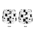 thumbnail image 3 of Yiaed Doodle Cute Cat Print Women's Running Shorts with Liner 3 Zipper Pockets Elastic Workout Athletic Gym Yoga Shorts-Medium, 3 of 7