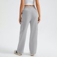 thumbnail image 4 of Resicozy Cargo Sweatpants for Women 2026 Baggy High Waisted Joggers Sweat Pants Athletic Pants with Pockets Gray L, 4 of 5