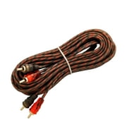 20ft 2-Channels Male-to-Male Twisted Pair OFC RCA Interconnect Cable