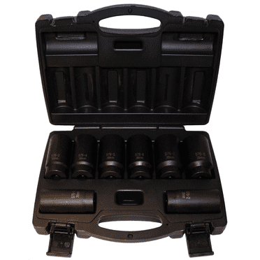 CalVan Tools 976 8 Piece 12 Point Axle Nut Socket Set