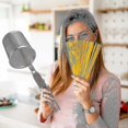 thumbnail image 5 of 4 Pcs Pasta Cooker Stainless Steel Pasta Basket With Wood Handle Kitchen Mesh Spider Pasta Strainer Skimmer Food Dumpling Noodle Strainer Blanching Ba, 5 of 5