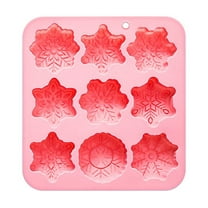 Christmas Snowflake Silicone Molds, Soap & Cake Baking Molds, Chocolate/Pudding Mold Trays, DIY Handmade Craft Molds, Ideal for Making Snowflake-Shaped Soaps, Cakes, Chocolates or Candles