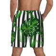 thumbnail image 4 of Haiem Palm Greenery Mens Swim Trunks with Compression Liner 2 in 1 Swimming Shorts Stretch Swimwear Quick Dry,Board Shorts-X-Large, 4 of 9