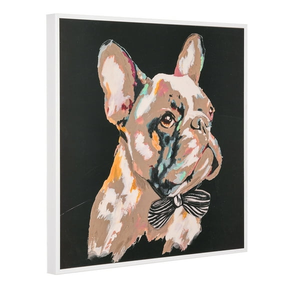 Crystal Art Gallery Framed French Bulldog Lacquer Wall Art