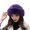 Purple, variant on comerut Women Hat Fashionable Solid Color Winter Hat Thicken Warm Soft Comfortable Plush Hat for Cold Weather