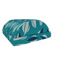 thumbnail image 1 of Abstract Foot Rest, Nature Themed Leaves Jungle Elements Fashion Pattern Round Ornaments, Non-Slip Backing Adjustable Ergonomic Memory Foam Leg Support for Office, Slate Blue Sage Green, by Ambesonne, 1 of 5