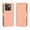 Pink, variant on Case for OnePlus 10T 5G Cover Adjustable Detachable Card Holder Magnetic closure Leather Wallet Case - Red