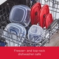 thumbnail image 2 of Rubbermaid Food Storage Container with Microwave Vented Lids, 40 Piece Set, Red, 2 of 8