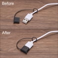 thumbnail image 5 of 35pcs USB Port Cover Anti Dust PE USB Type-A Female Ports Protective Cover Protectors, Transparent, 5 of 5
