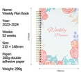 thumbnail image 4 of VerPetridure 2023-2024 Weekly Planner Academic Planner 2023-2024 Diary Notebook for Women & Men,Hard Case Notebook A5 Coil Notebook,8.2"x5.8", 4 of 7