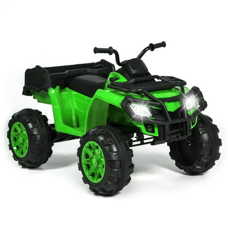 Best Choice Products 12V Kids Powered ATV Quad 4-Wheel Ride On Car w/ 2 Speeds, Spring Suspension, MP3, Storage -