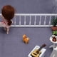 thumbnail image 4 of Mini barandilla de simulación de casa de muñecas Compatible con accesorio de casa de muñecas 1:12, 4 of 5