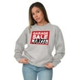thumbnail image 3 of Garage Yard Sale Thrift Junkies Sweatshirt for Men or Women Brisco Brands M, 3 of 6