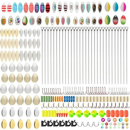 Dr.Fish 1410pcs Spinner Lure Making Supplies Kit Spinnerbait Accesory Bass Fishing DIY