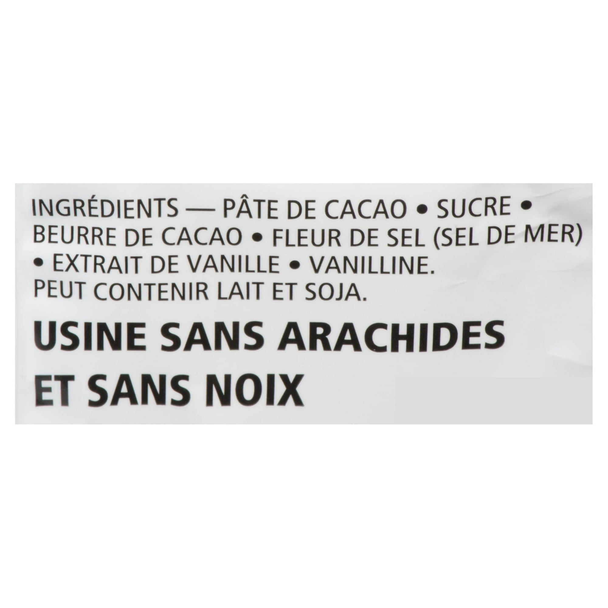 Freddo Minces Chocolat Noir 70% et Fleur de Sel 100g