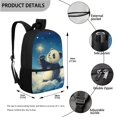 thumbnail image 3 of Jeiento Panda School Backpack with Lunch Bag Starry Sky Middle School Bookbag for Boys 5th Grade Kids School Bag Set for Girls 6-8 Student Insulated Lunch Box Pencil Box, 3 PCS, Blue, 3 of 7
