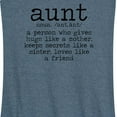 thumbnail image 3 of Instant Message - Aunt Defintion - Women's Racerback Tank Top, 3 of 6