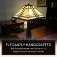 thumbnail image 5 of Amora Lighting Am1053tl14 2 Light 22-1/2" Tall Buffet Table Lamp - Brown, 5 of 8