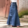 thumbnail image 3 of Vestido largo informal de venta rápida en Amazon 2023, falda holgada y de moda por encima de la rodilla para ropa de mujer, falda, 3 of 5