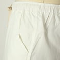 thumbnail image 6 of Linen Shorts,Womens 5 Inch Inseam Drawstring Linen Blend Short,Comfy Shorts for Women(Color:White,Size:S), 6 of 7