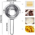 thumbnail image 2 of JOYIT 1000 ml/34oz Melting Pot Stainless Steel, Double Boiler Pot for Melting Chocolate, Candy, Butter, Cheese and Candle Making, 2 of 9