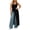 Black, variant on Plus Size Tops for Women Summer Square Neck Sleeveless Asymmetrical Hem Tank Tops Side Split Slim Shirts Tops