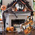 thumbnail image 3 of Manta difusa de feliz Halloween con varias muecas de calabaza para sofá, manta ligera, acogedora, suave y cálida, mantas de felpa para sofá, cama, sala de estar en otoño, 3 of 4