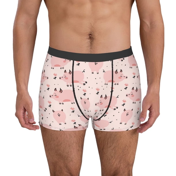 Fotbe Pig Calzoncillos Tipo Boxer con Bolsa de Soporte Total para Hombre, X-Temp Fresco, Transpirable y de Secado Rápido-Large