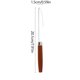 thumbnail image 3 of Juego de cuchara y tenedor de acero inoxidable | Utensilios de plata con mango de madera | Cubiertos aptos para lavavajillas | Diseño ergonómico de 19,2 cm | Resistente a la oxidación | Pieza única, 3 of 6