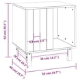 thumbnail image 2 of vidaXL Dog House 50x40x52 cm Solid Wood Pine, 2 of 5