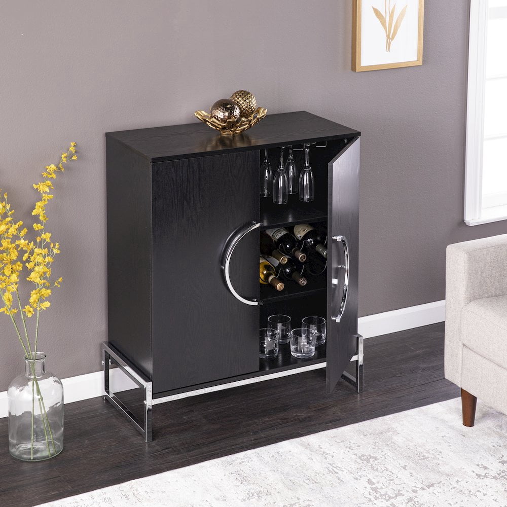 SEI Pierton Double-Door Bar Cabinet