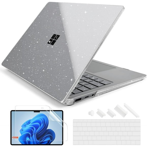 Premium Protective Case for 15 inch Microsoft Surface Laptop 5 4 3 with Metal Palm Rest - Bling Slim Design