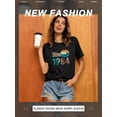 thumbnail image 4 of QAFOPEH Women Vintage 1984 Limited Edition Shirt Crewneck Tee 40th Birthday Gifts Tops, 4 of 7