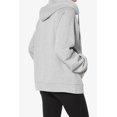 thumbnail image 4 of TheMogan Women's PLUS Drawstring Cozy Fleece Relaxed Fit Hooded Pullover Sweatshirts, 4 of 7