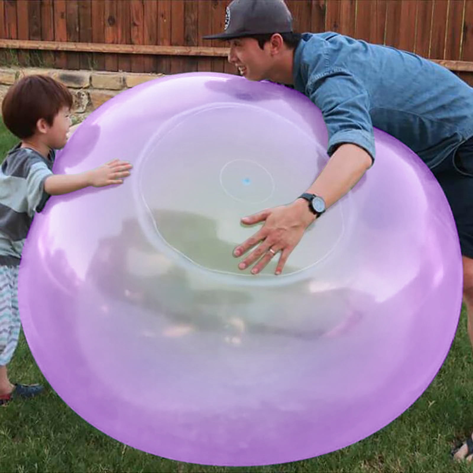 Ball Bubble Ball 1m Inflatable Fun Ball Wubble Rubber Toy 3 Colours 