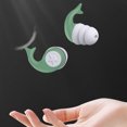 thumbnail image 2 of CSChome Bouchons d'Oreilles Antibruit Ergonomiques en Silicone 25 DB Réduction de Bruit Étanche Réutilisable Protection Auditive pour Travail Sommeil, 2 of 6