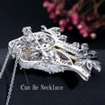thumbnail image 5 of Silver Plated Cubic Zirconia Bird Brooch Pin Animals Fashion Jewelry Accessories, 5 of 7