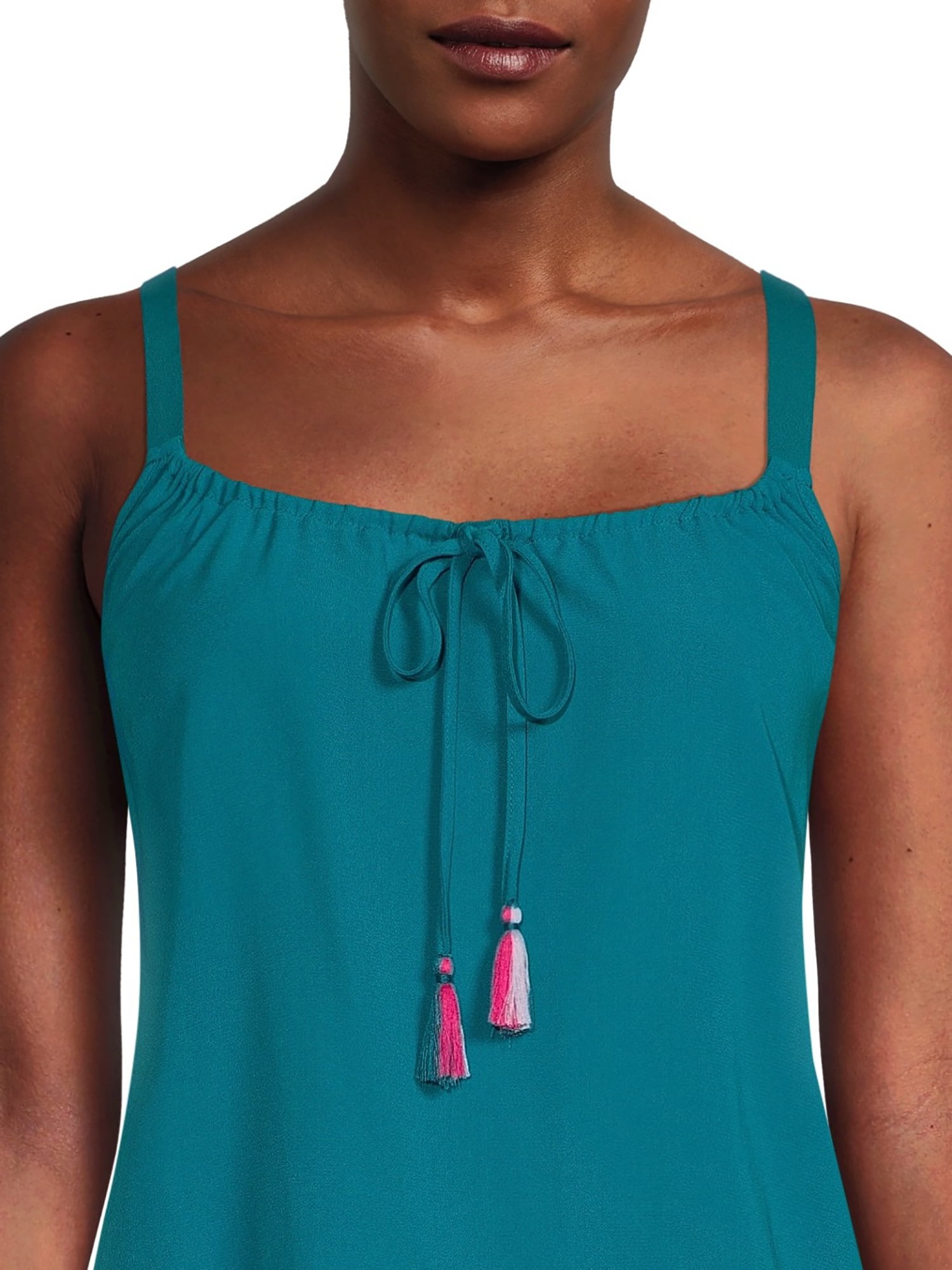 The Pioneer Woman Woven Camisole and Shorts Pajama Set, 2-Piece, Women’s