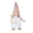 thumbnail image 1 of Christmas Gnome Gifts Holiday Decoration Handmade Tomte Plush Doll with Lamp, Home Ornaments Tabletop Santa Figurines 12.59" (Khaki Hat), 1 of 9