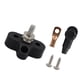 thumbnail image 2 of Bloque de terminales de distribución de batería M6, 1/4 pulgadas, acero inoxidable, voltaje duradero, 48V, Universal para coche, camión, coche, remolque, autobús Negro 1x shamjiam bloque de terminales, 2 of 6